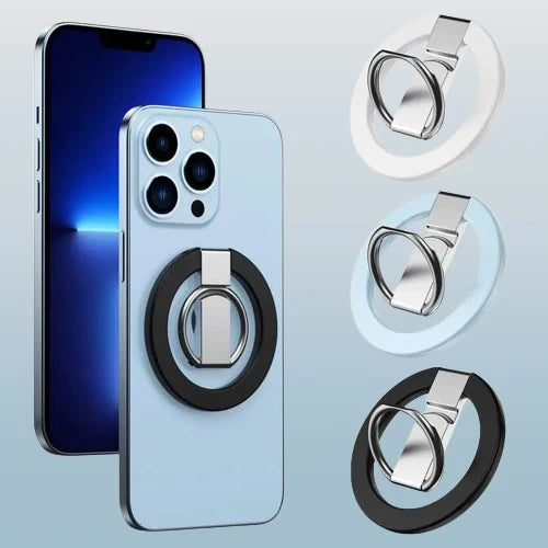 Phone Ring Holder Magnetic Hands-Free Stand & Secure Grip