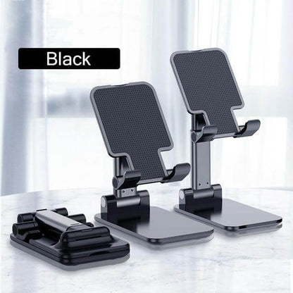 Phone & Tablet Stand Adjustable Height Foldable Metal Design