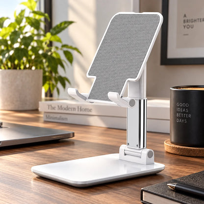 Phone & Tablet Stand Foldable Adjustable Non-Slip Silicone