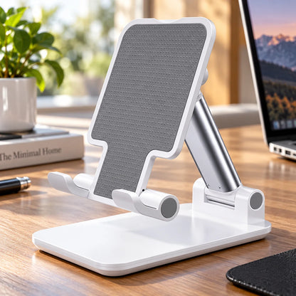 Phone & Tablet Stand Foldable Adjustable Non-Slip Silicone