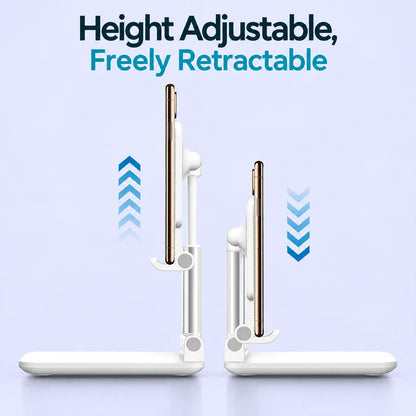 Phone & Tablet Stand Foldable Adjustable Non-Slip Silicone