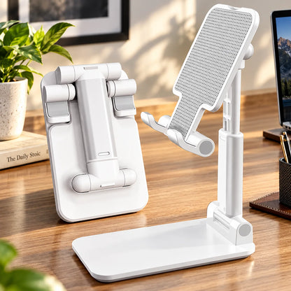 Phone & Tablet Stand Foldable Adjustable Non-Slip Silicone