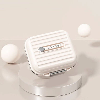 Pill Organizer 7 Compartments Compact Travel Design