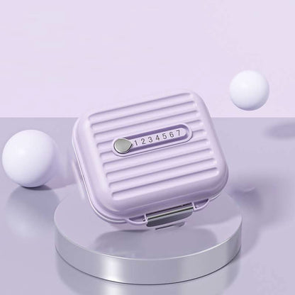 Pill Organizer 7 Compartments Compact Travel Design