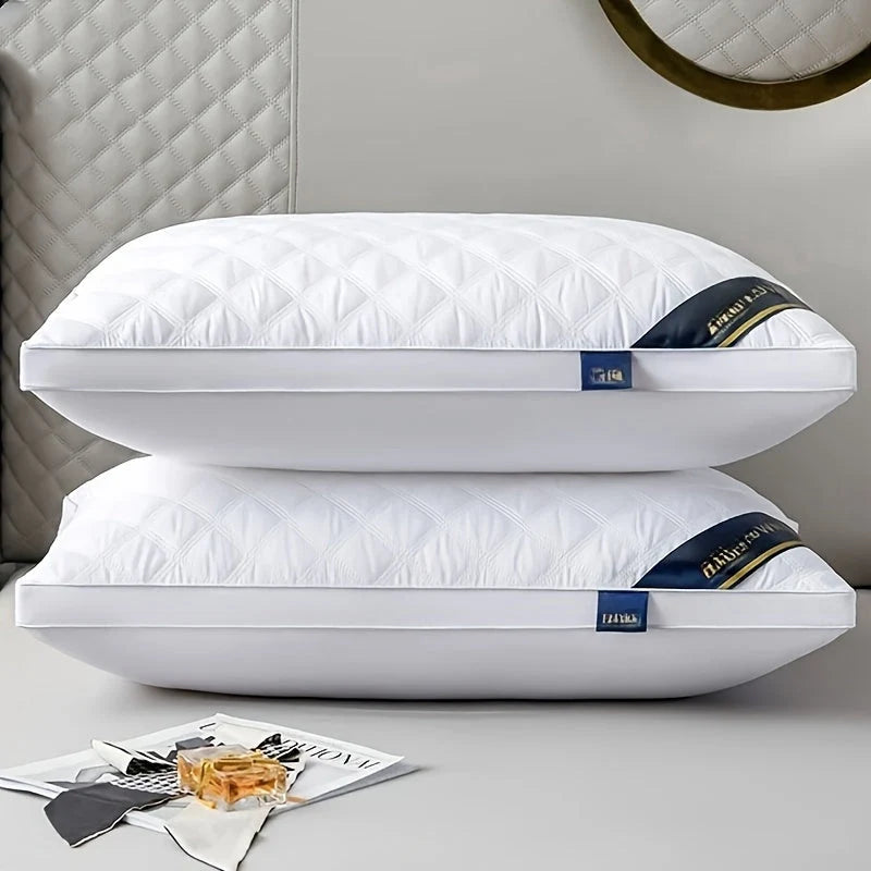 Pillow Set Two Hypoallergenic 3D Microfiber Machine Washable