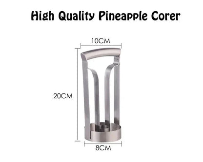 Pineapple Corer and Slicer Stainless Steel Blades Ergonomic Handle