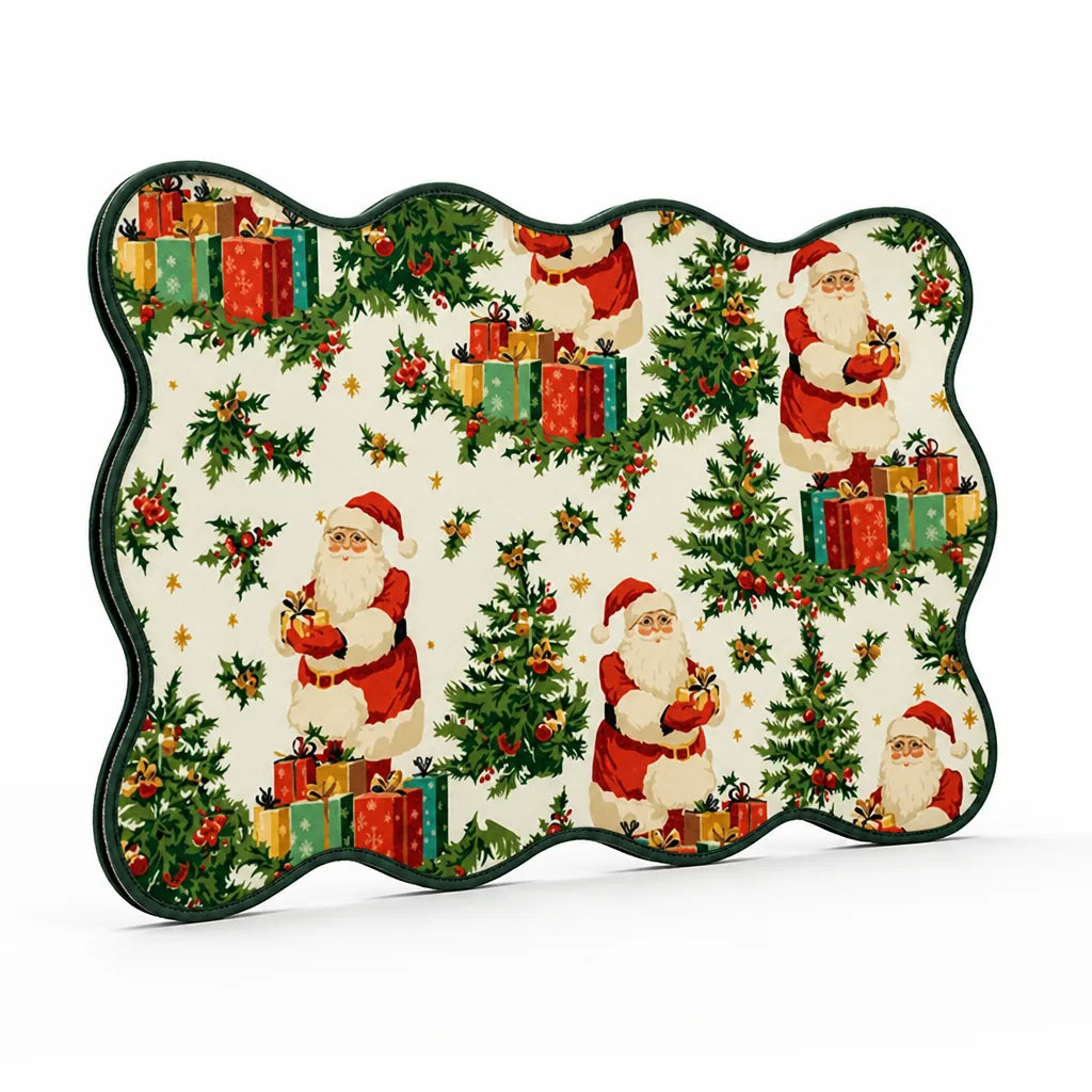 Placemat Festive Print Wipeable & Non-Slip 12 x 18