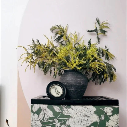 Plant Pot Ceramic Rustic Finish Drainage Hole