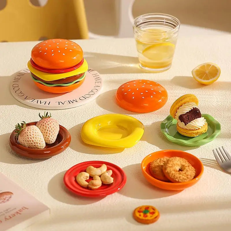 Plate Set Stackable Heat-Resistant 6-Piece