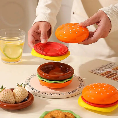 Plate Set Stackable Heat-Resistant 6-Piece