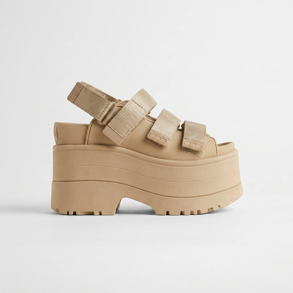 Platform Sandals Chunky 4.3-Inch Adjustable Straps Open-Toe
