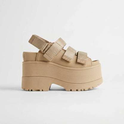 Platform Sandals Chunky 4.3-Inch Adjustable Straps Open-Toe