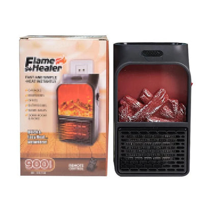 Plug-In Space Heater PTC Ceramic 500W Flame Effect