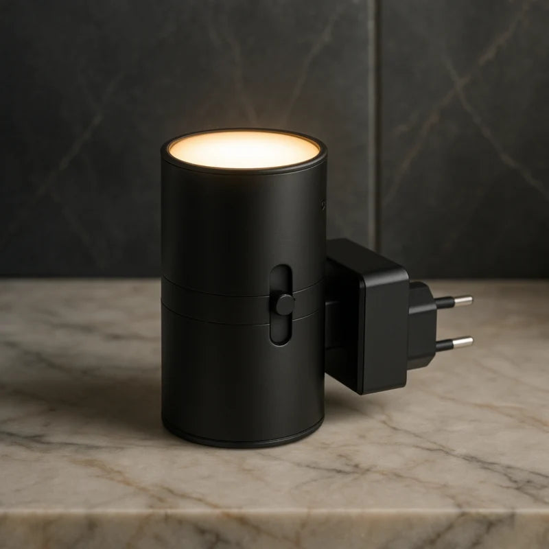 Plug-In Wall Lamp Auto Day-Night Sensor Dimmable Warm LED