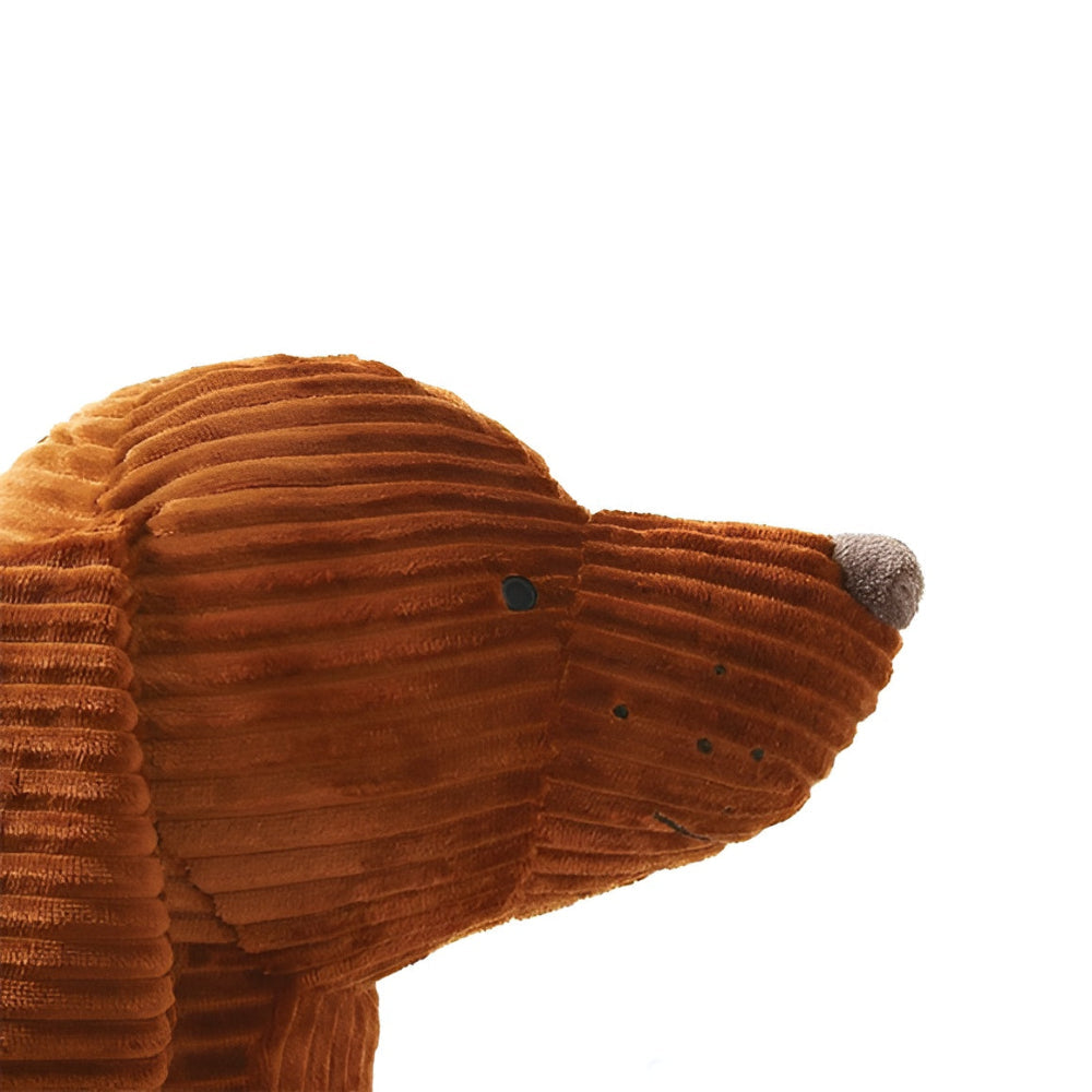 Plush Pillow Dachshund Shaped Corduroy Cover
