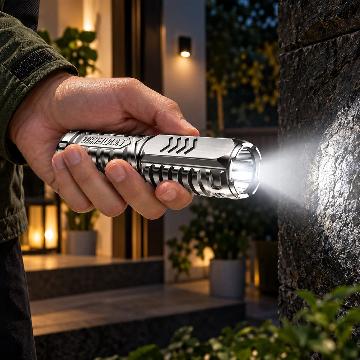 Pocket Flashlight Rechargeable Aluminum Compact Three Modes