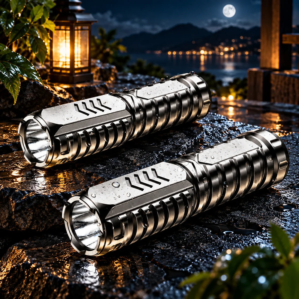 Pocket Flashlight Rechargeable Aluminum Compact Three Modes