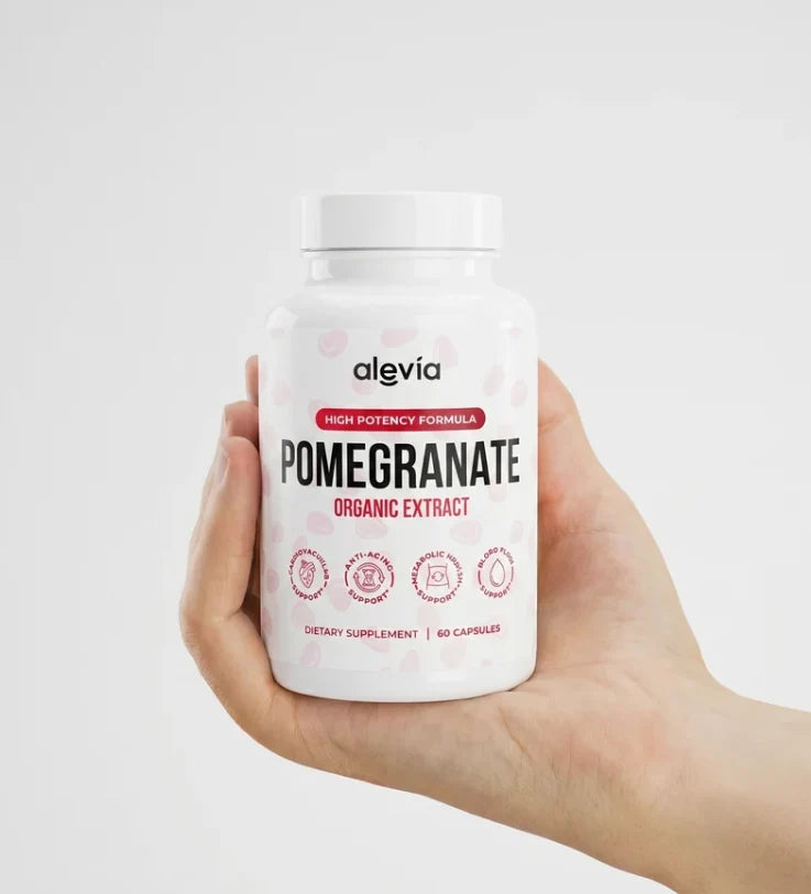 Pomegranate Extract Capsules Organic 700 Mg Caffeine-Free