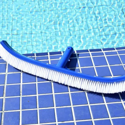 Pool Brush 18-Inch Wide Stiff Bristles Fits Telescopic Poles