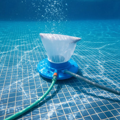 Pool Vacuum Hose-Powered Reusable Mesh Bag Above & Inground