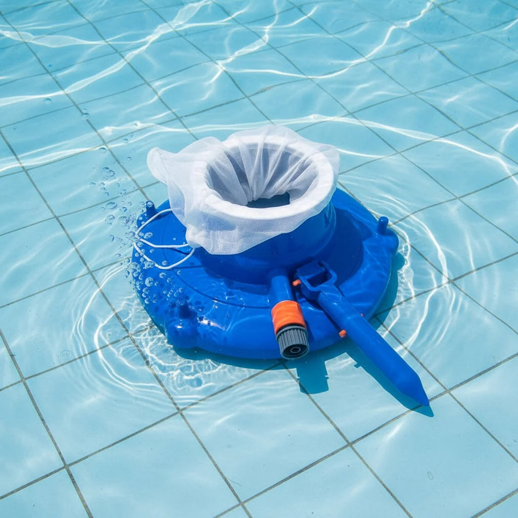 Pool Vacuum Hose-Powered Reusable Mesh Bag Above & Inground