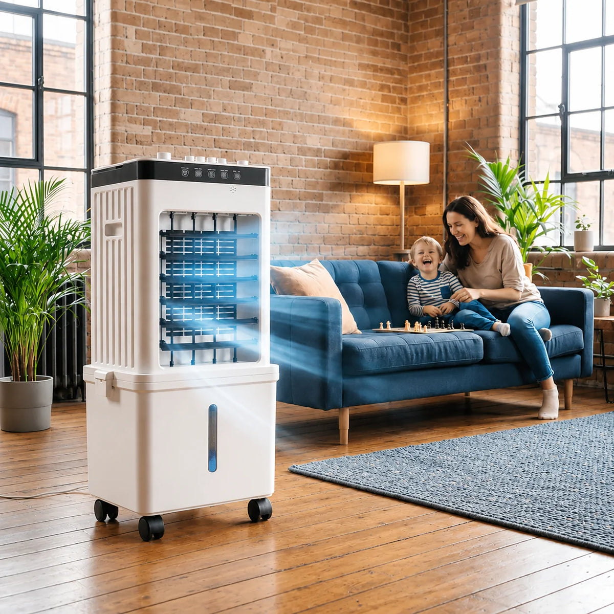 Portable Air Cooler 3-in-1 Cooling Humidifying & Purifying
