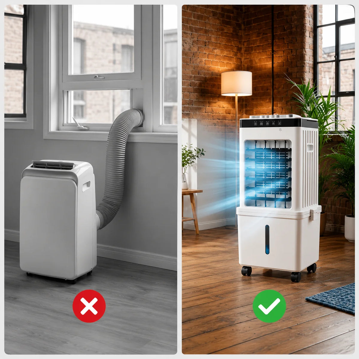 Portable Air Cooler 3-in-1 Cooling Humidifying & Purifying