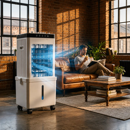 Portable Air Cooler 3-in-1 Cooling Humidifying & Purifying