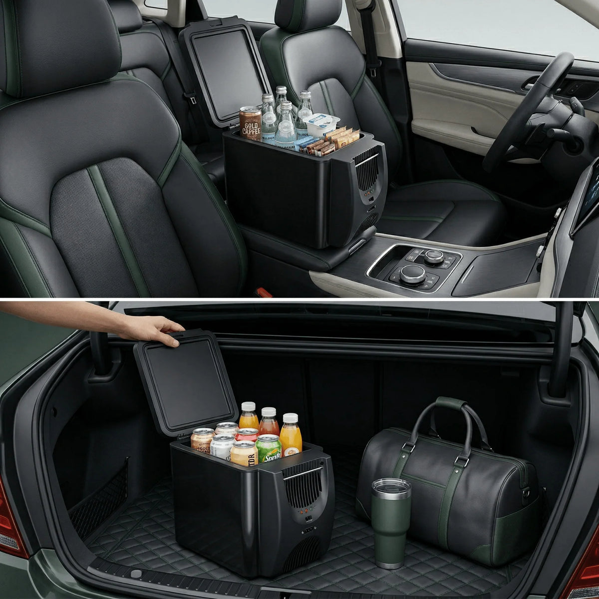 Portable Car Fridge Dual Cooling & Warming 6L Capacity