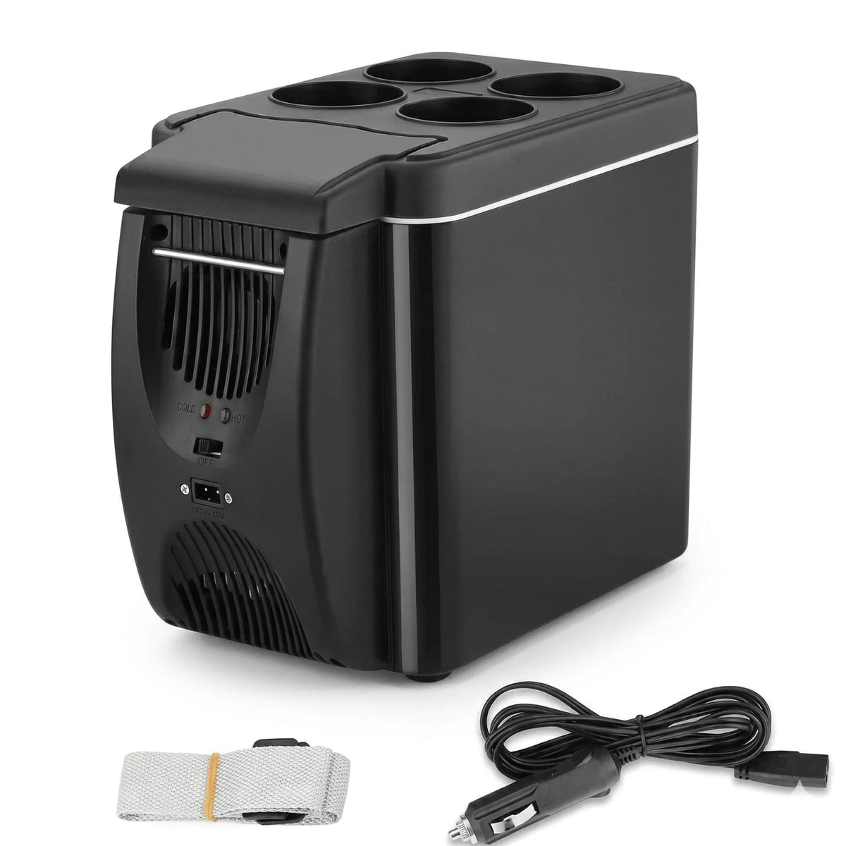 Portable Car Fridge Dual Cooling & Warming 6L Capacity