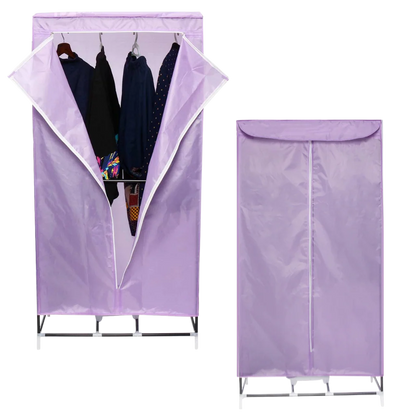 Portable Clothes Dryer 900W Fast-Drying Zippered Cover