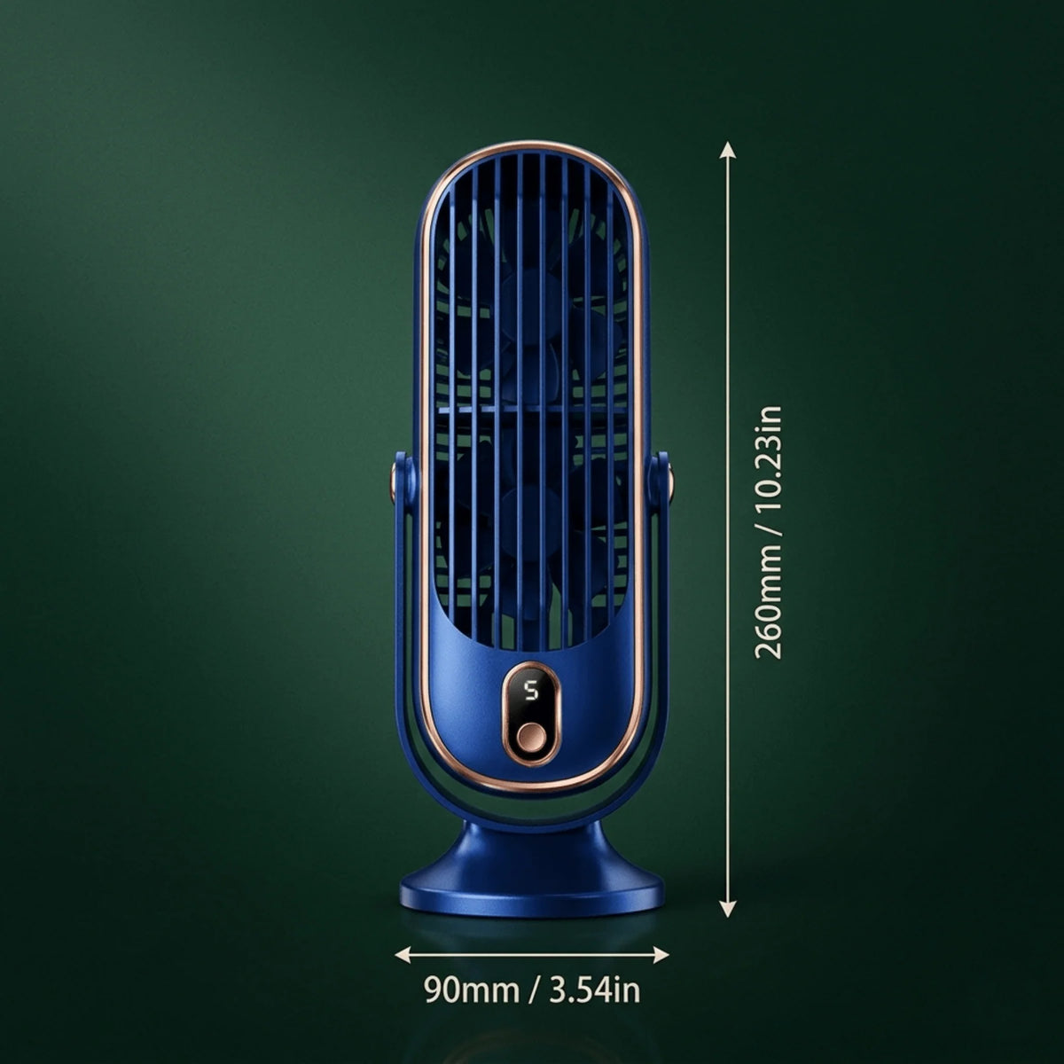 Portable Fan USB Rechargeable 4000mAh Whisper-Quiet