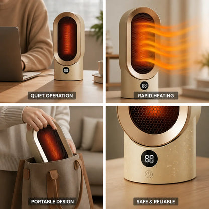 Portable Space Heater Energy-Efficient Quiet