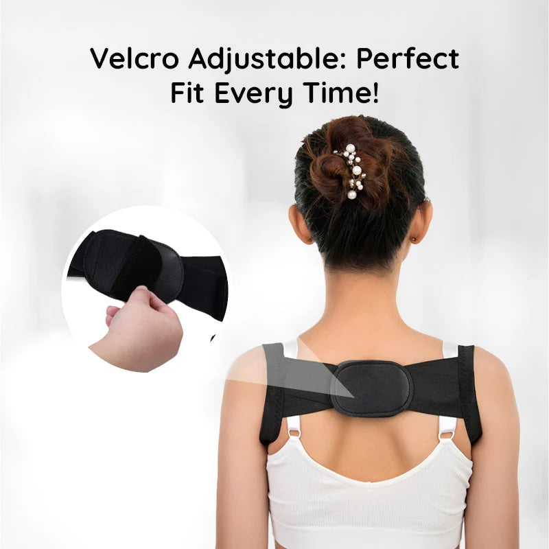 Posture Corrector Adjustable Breathable Under-Clothing Design