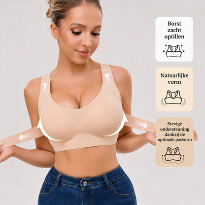 Posture Support Bra X-Back Design Front Hook Closure