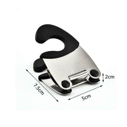 Pot Side Spoon Holder Clip-On Drip-Back Design Heat-Resistant Silicone Grip
