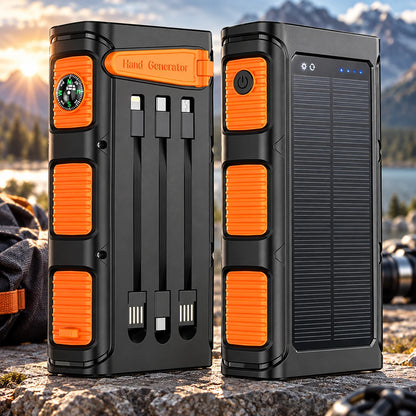 Power Bank Hand Crank Multiple USB 30000 mAh