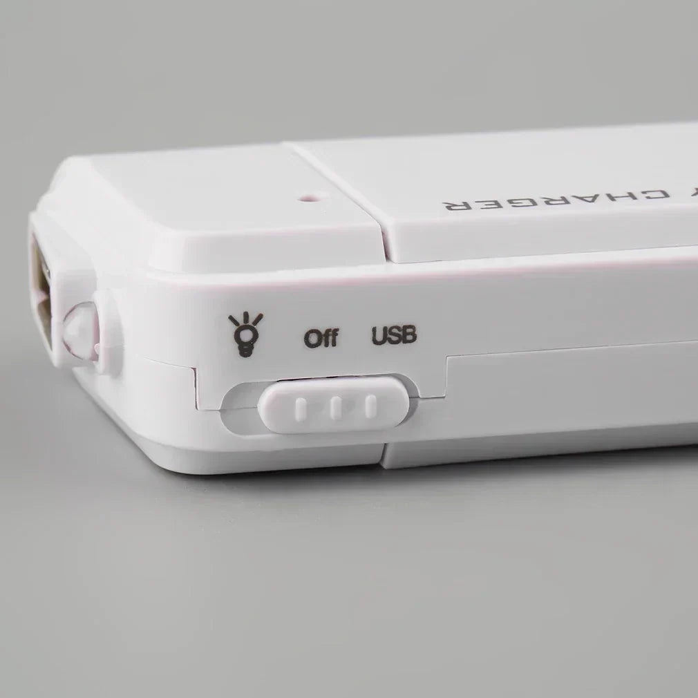 Power Bank Two AA Battery Powered LED Indicator
