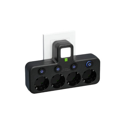 Power Strip 4 Outlets USB Charging Child Safety Lock