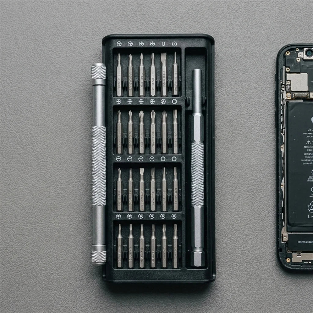 Precision Screwdriver Set Magnetic 24 Bits Aluminum Handle