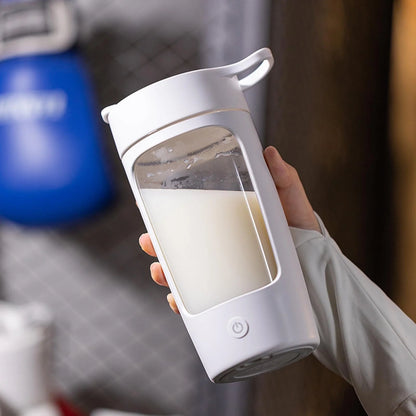 Protein Shaker Bottle Electric Self-Mixing Leakproof BPA-Free