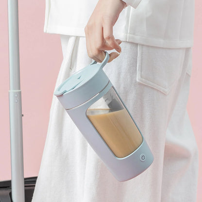 Protein Shaker Bottle Electric Self-Mixing Leakproof BPA-Free