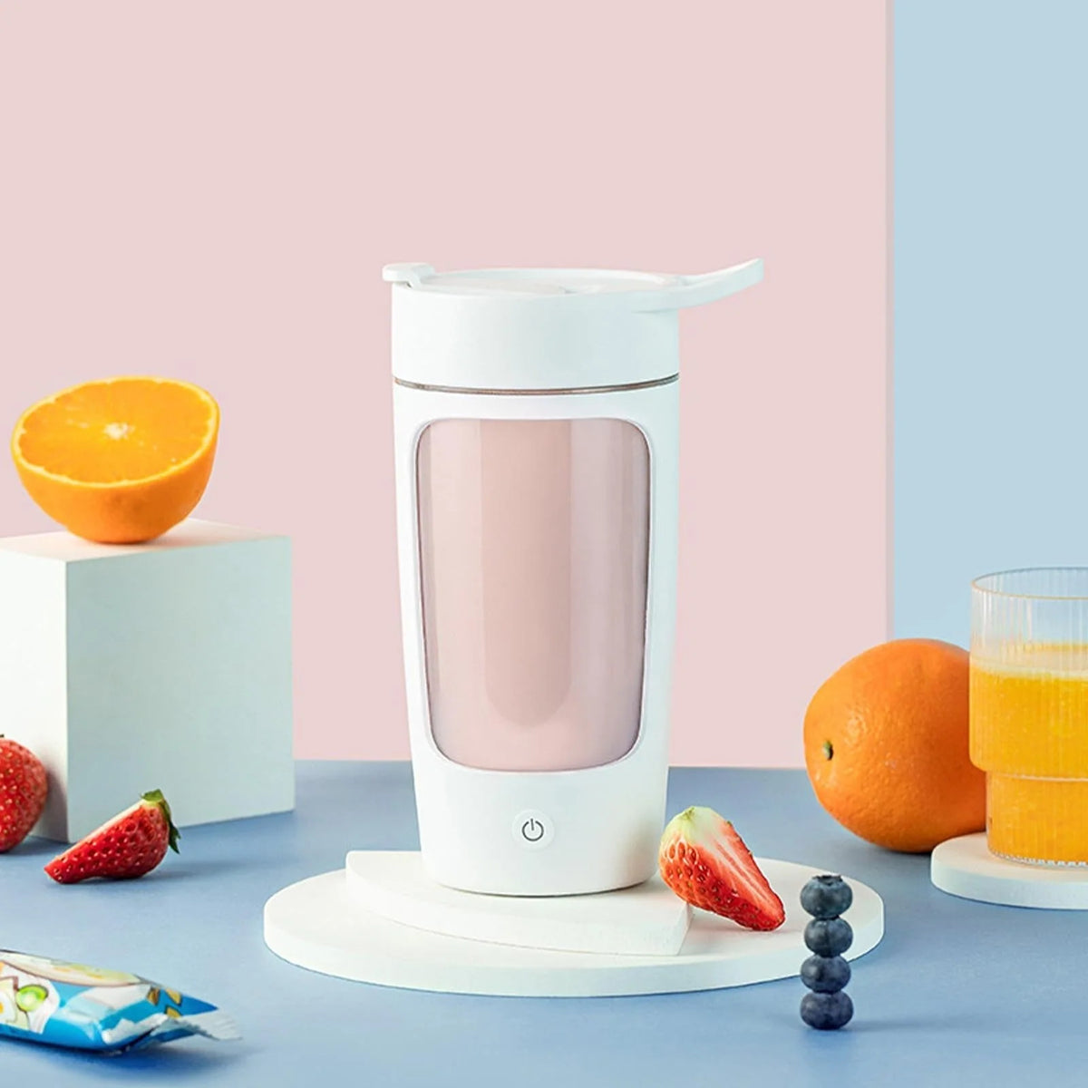 Protein Shaker Bottle Electric Self-Mixing Leakproof BPA-Free