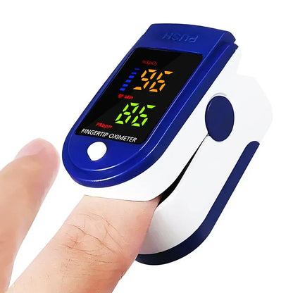 Pulse Oximeter Fingertip Sensor HD LED Display Portable Design