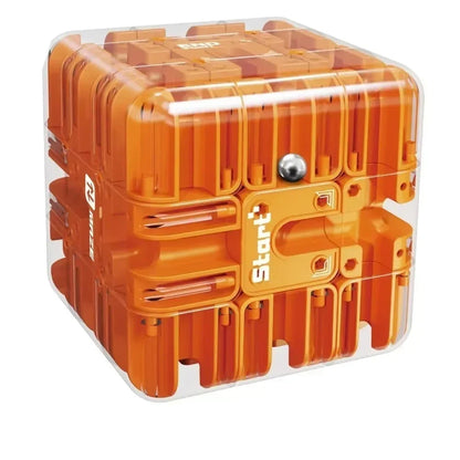 Puzzle Cube Metal Ball Maze Compact & Portable