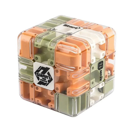 Puzzle Cube Metal Ball Maze Compact & Portable