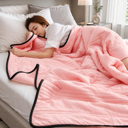 Quilted Blanket Cooling Breathable Lightweight