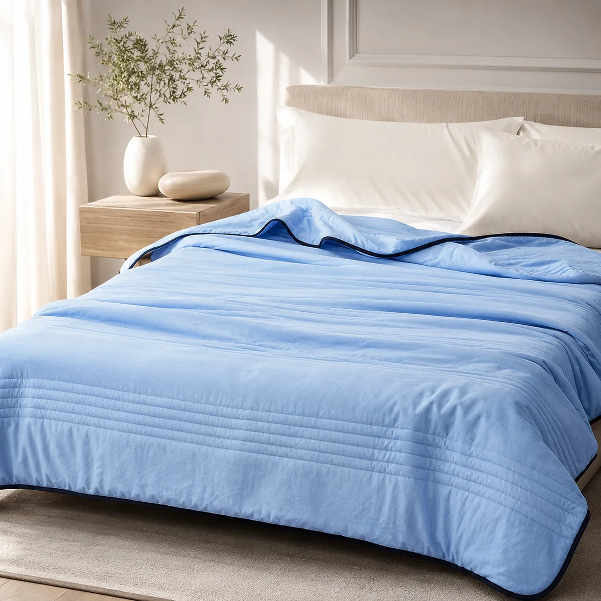 Quilted Blanket Cooling Breathable Lightweight