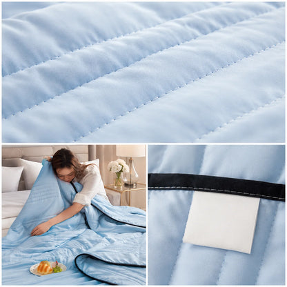 Quilted Blanket Cooling Breathable Lightweight