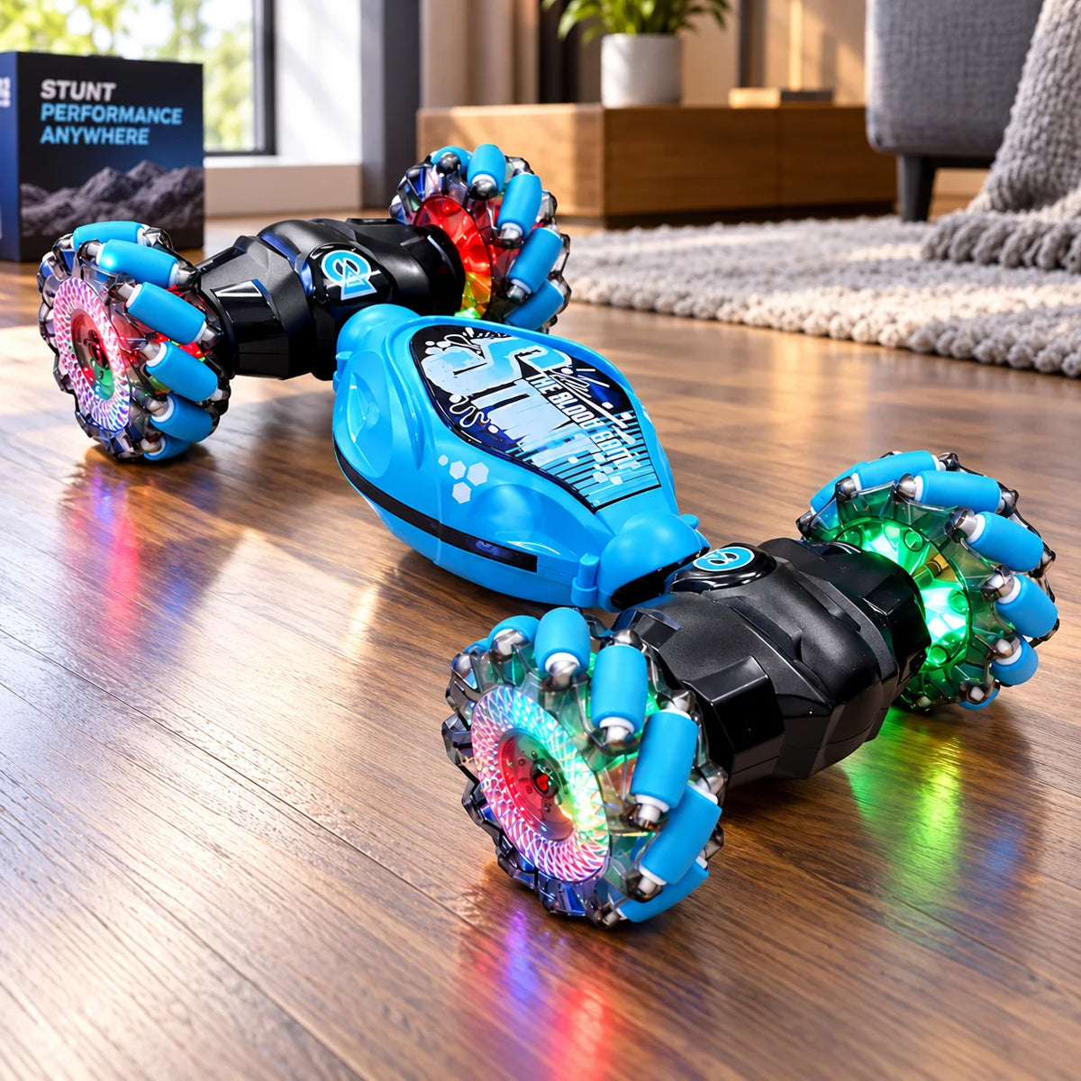 RC Stunt Car Gesture & Remote Control 360 Spins